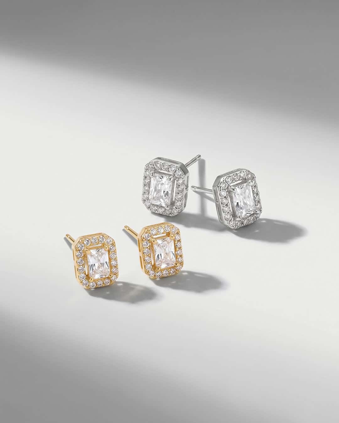 Aretes Rectángulo Cristal