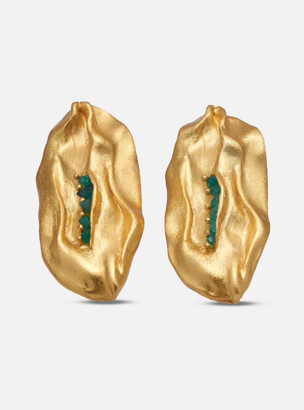 ARETES DE ESMERALDA BIMY
