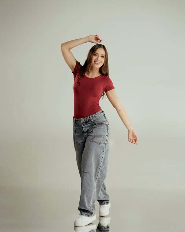 BodySuit Tee Flow Deep Red - miniatura 4