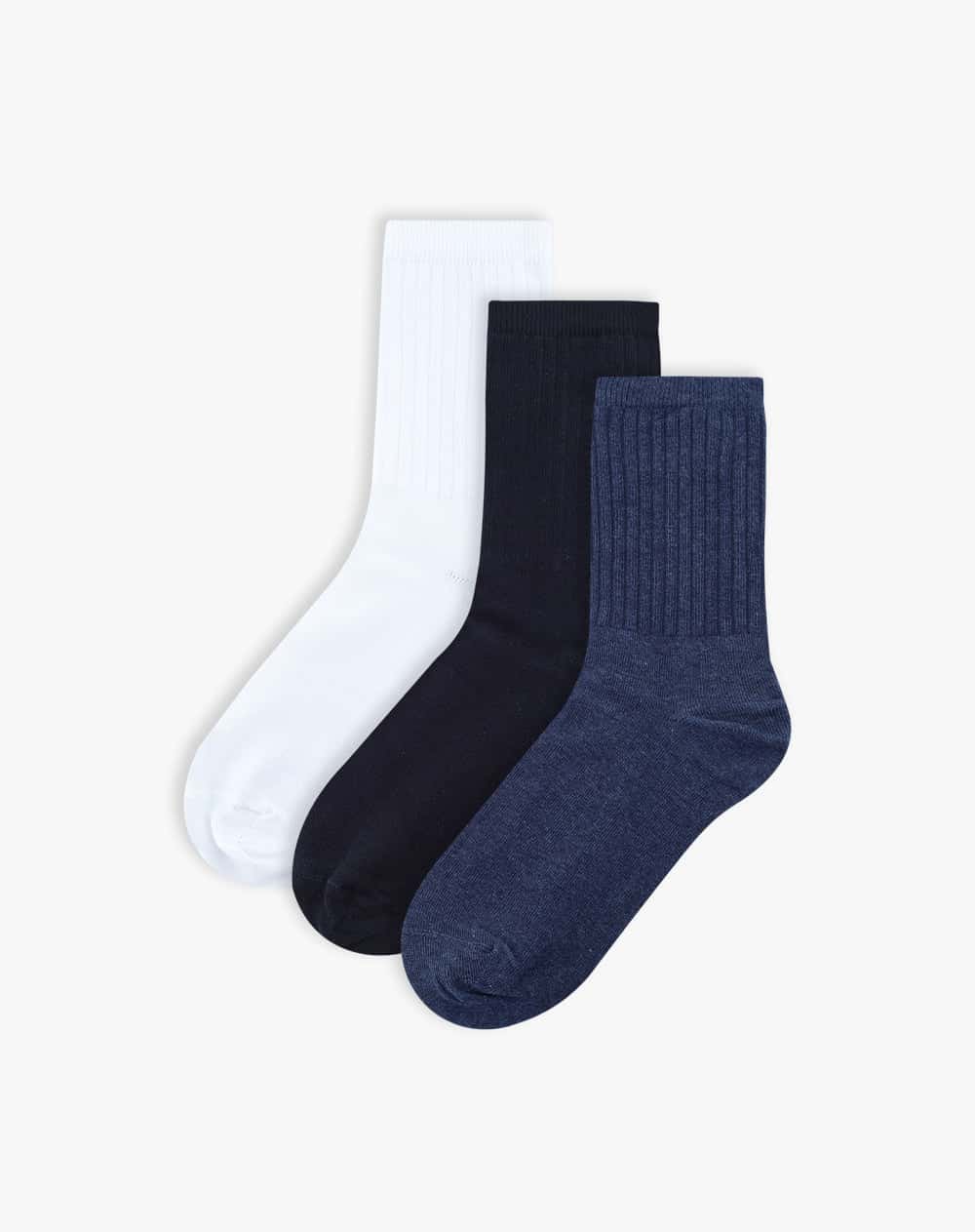 Medias hombre largas pack x3 surtido