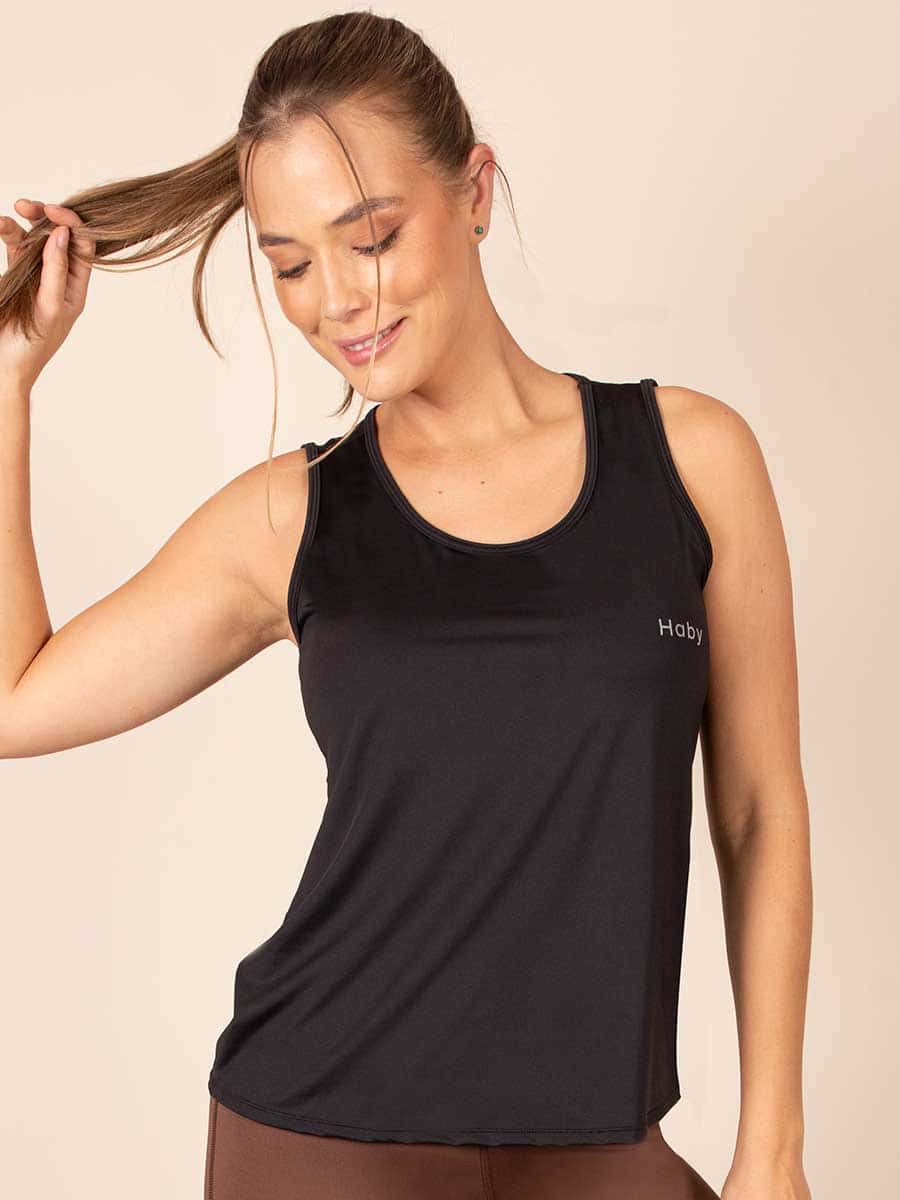 Camisilla Deportiva Para Mujer Color Negro