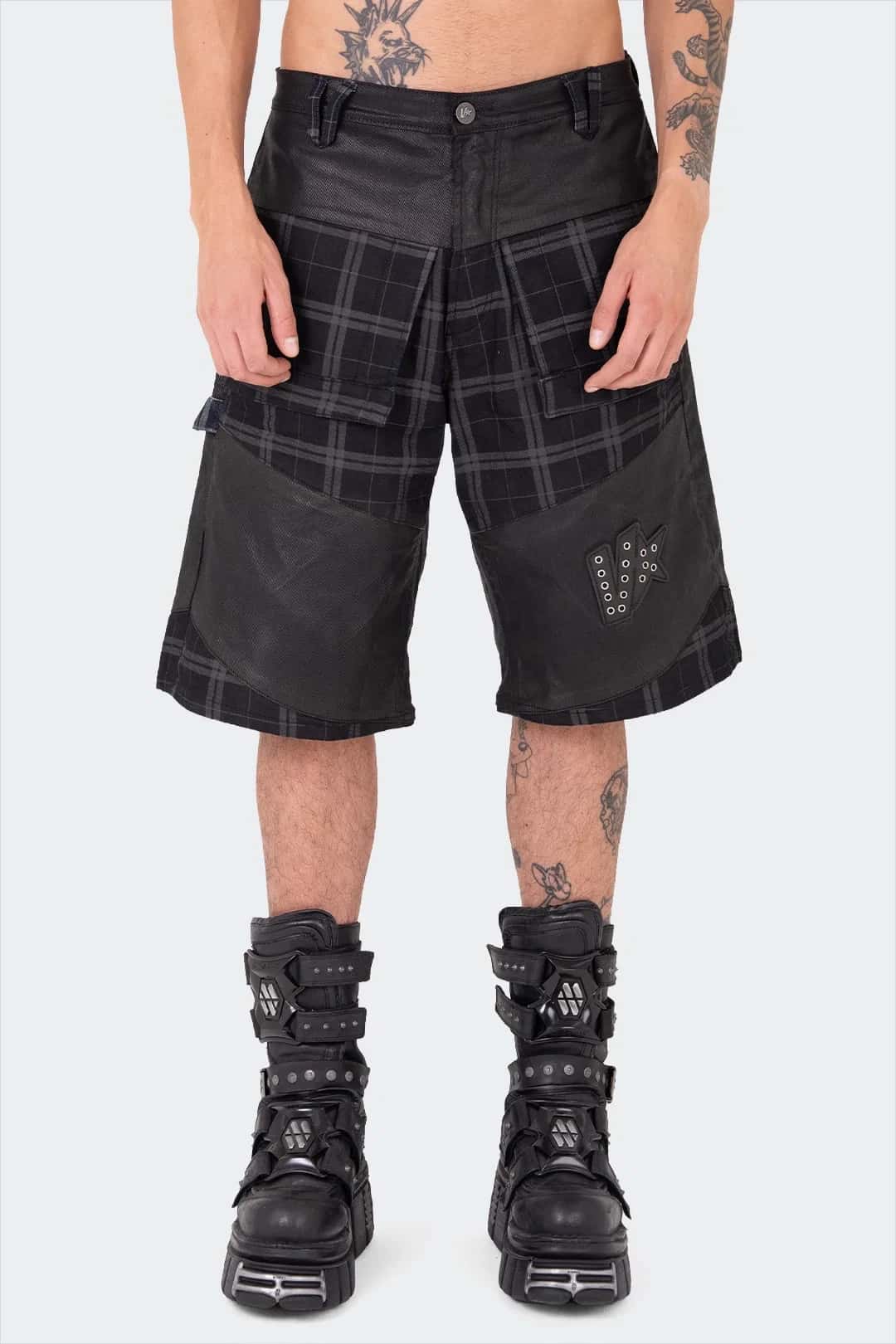 VENENO SHORT DENIM FRAGMENT