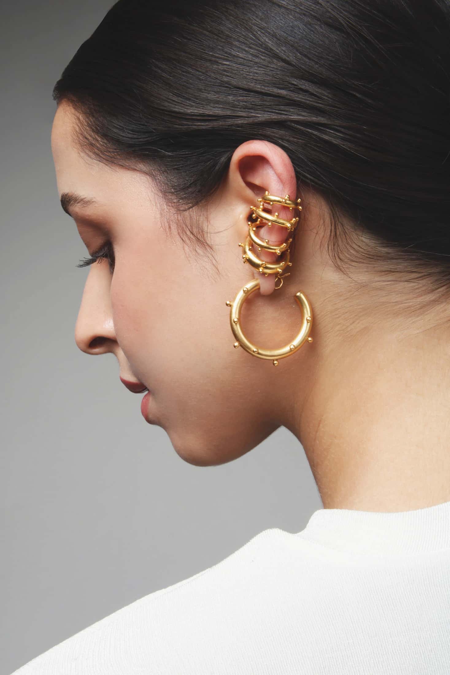 Granulate Maxi Earcuff - miniatura 5