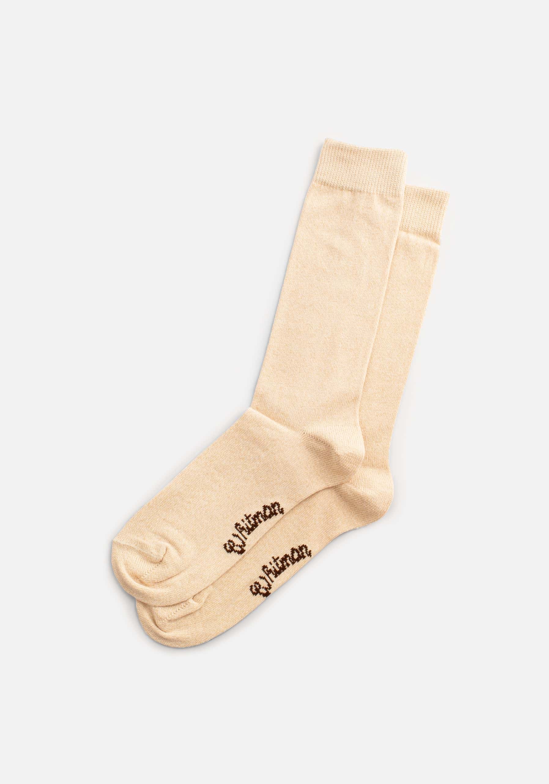 Medias H Formal Unicolor Beige Jaspe
