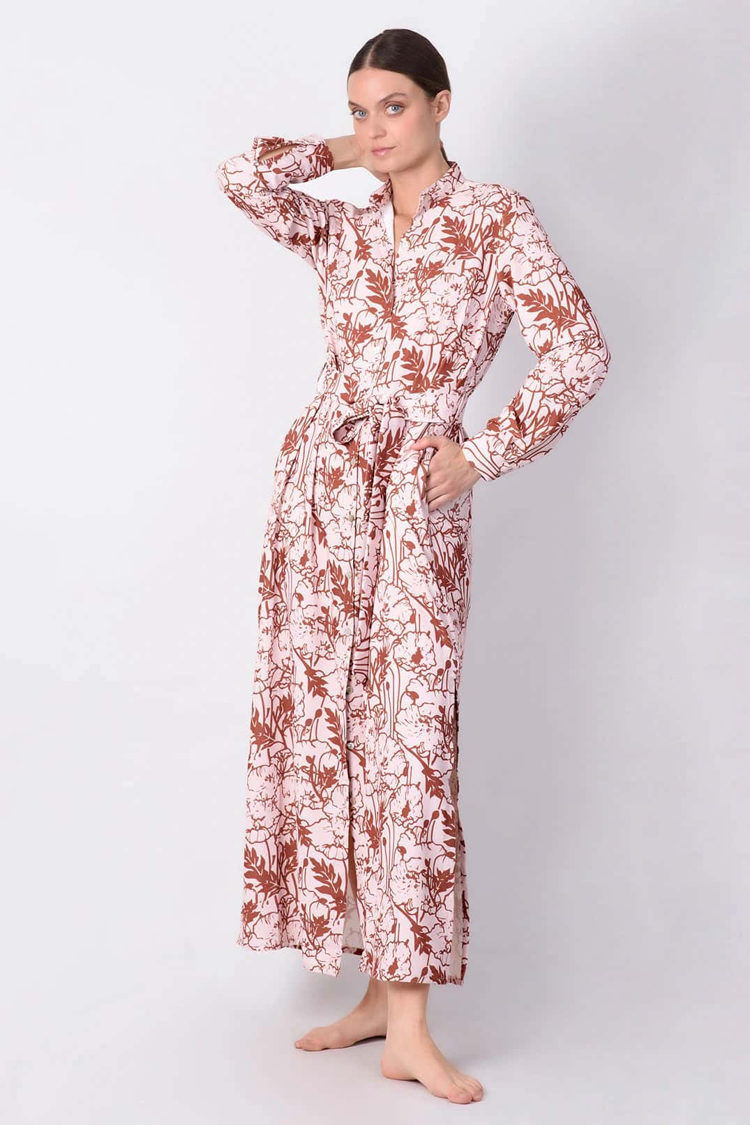 Vestido Libre Japonesas Nude