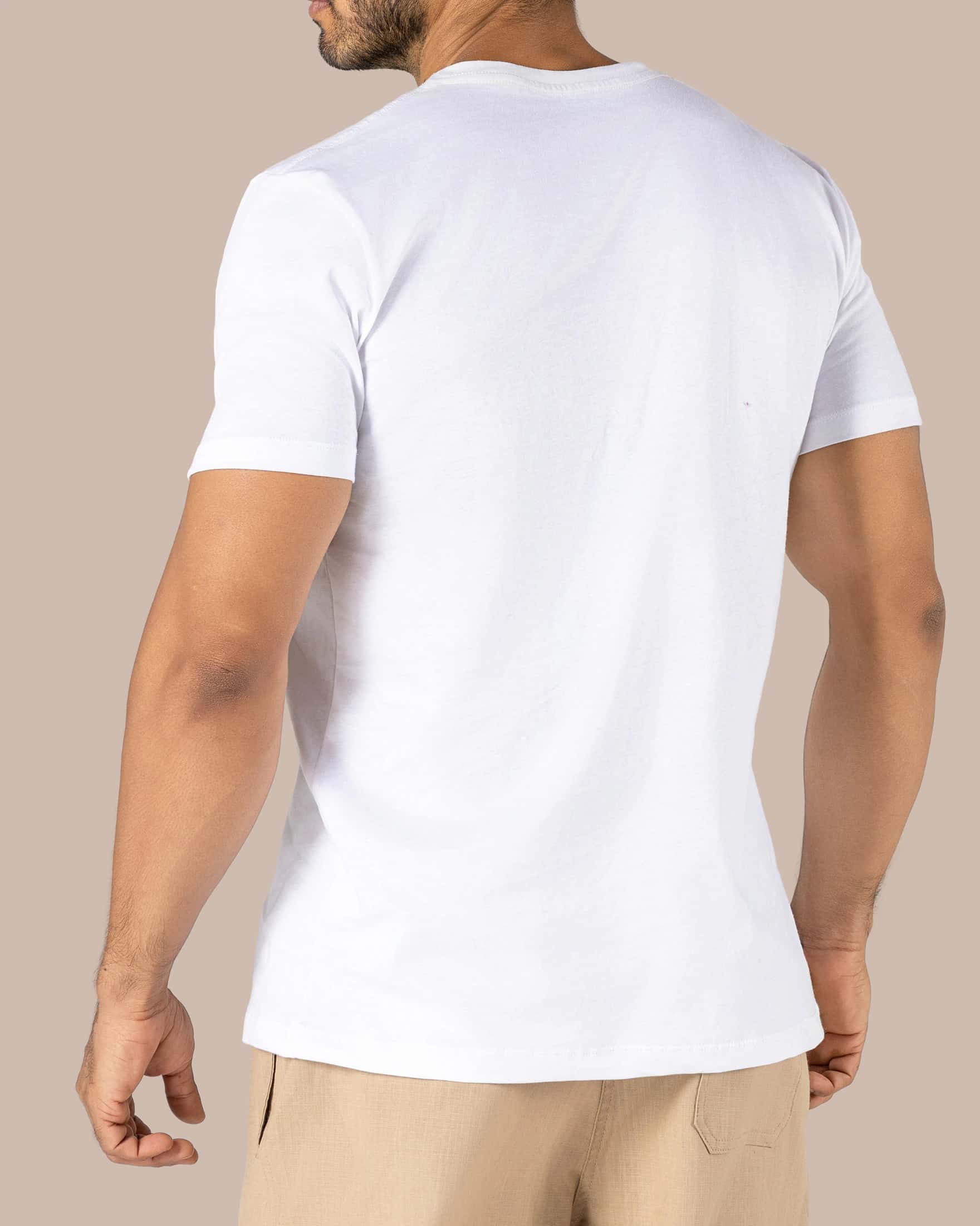 Camiseta Cuello Redondo Algodón Amore Blanco X2 - miniatura 3