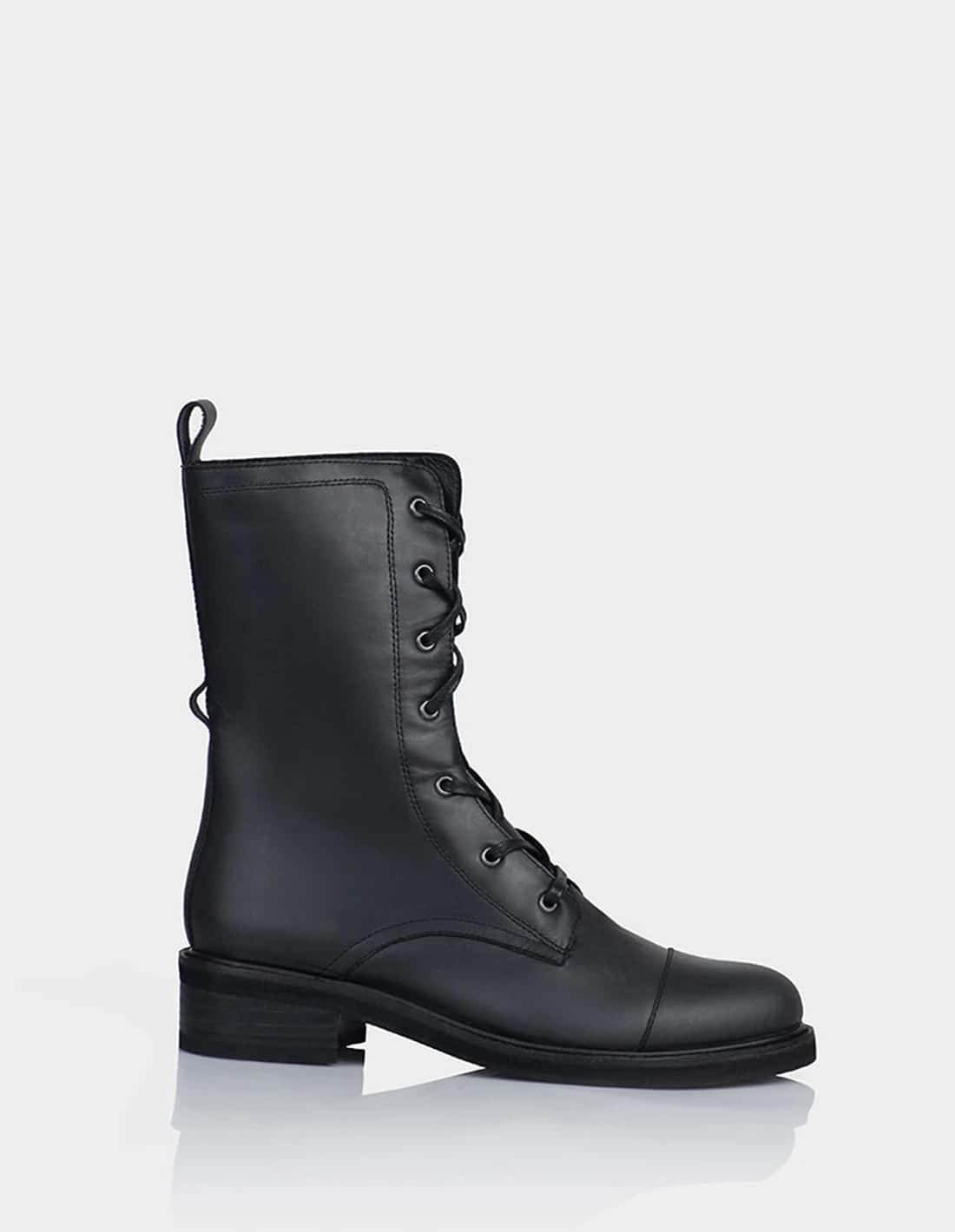 Botin Militar Negra
