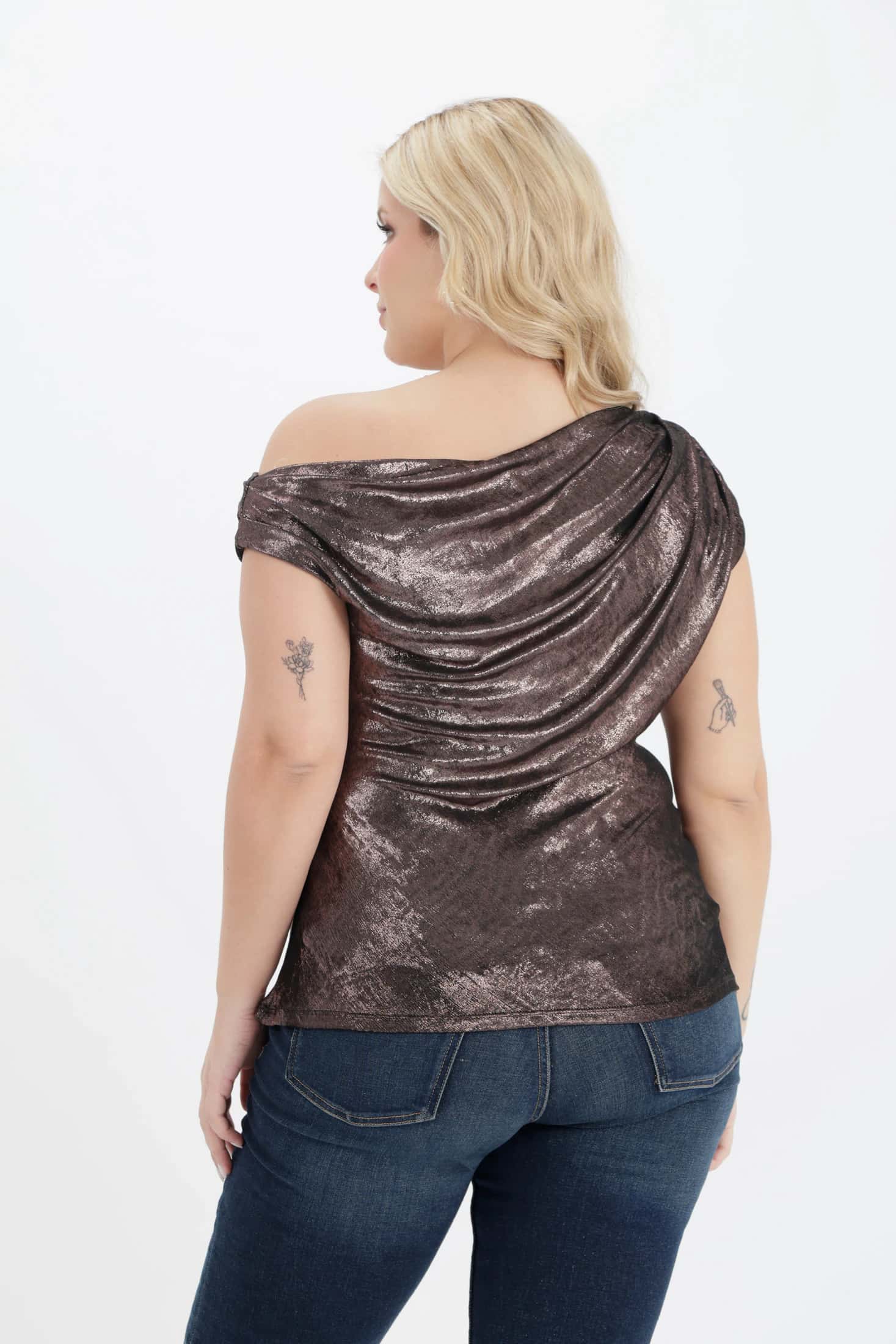 BLUSA DESESTRUCTURADA PARA MUJER 1142675 - miniatura 3