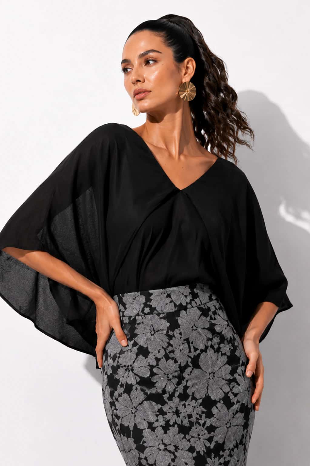 Blusa Gloria 2 Negro - miniatura 1
