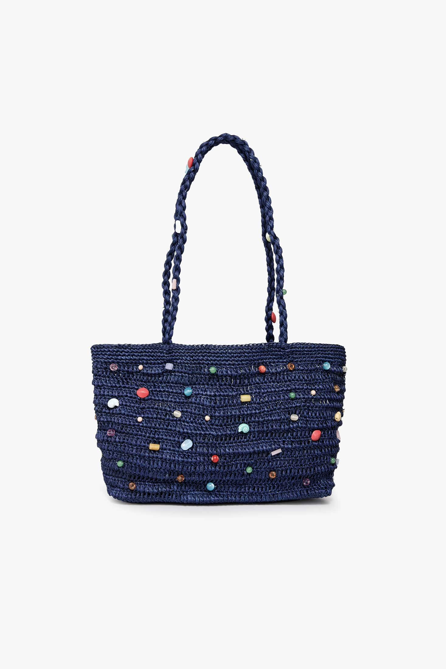 Bolso Tejido Azul