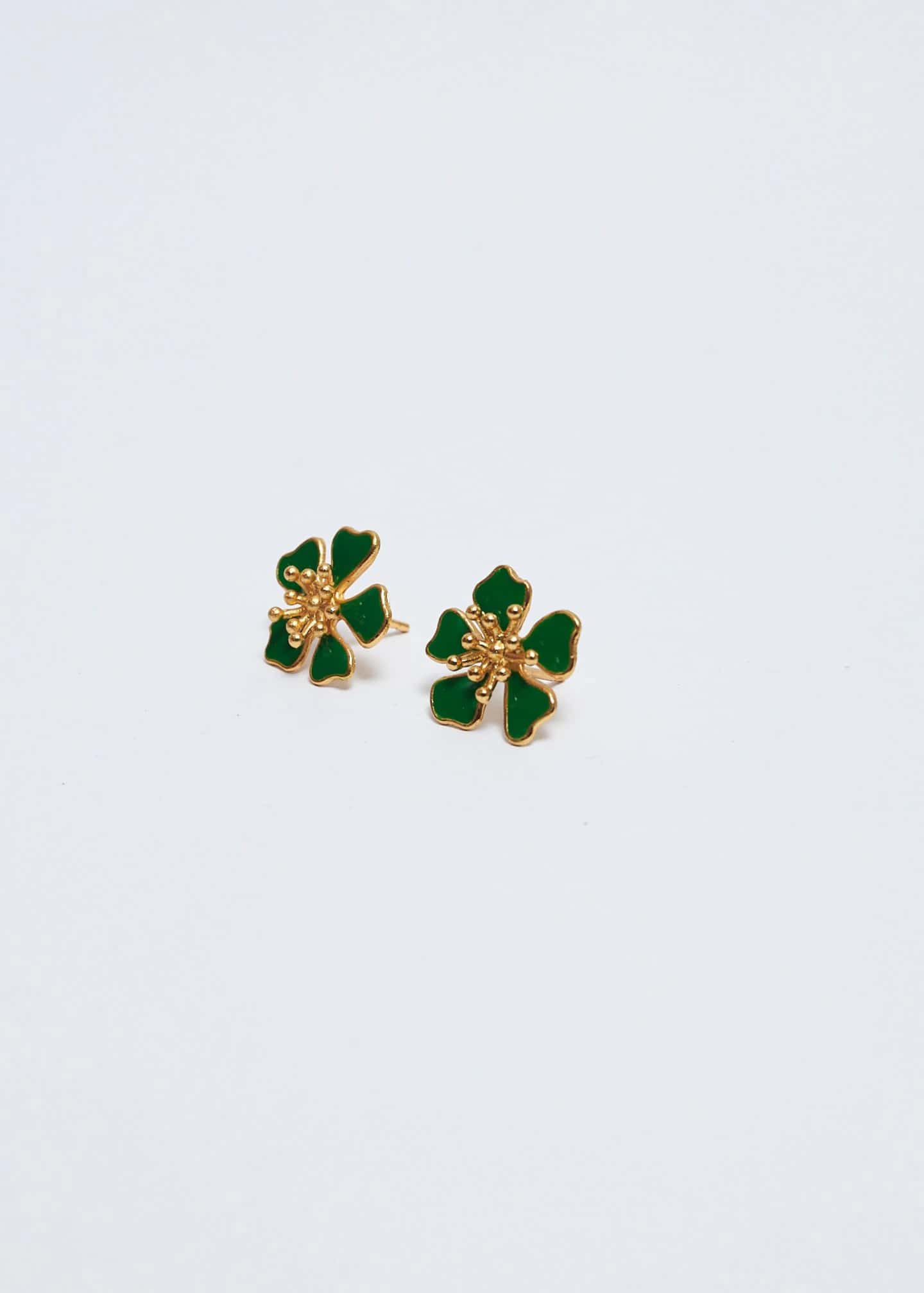 Aretes Aurora mini Verde