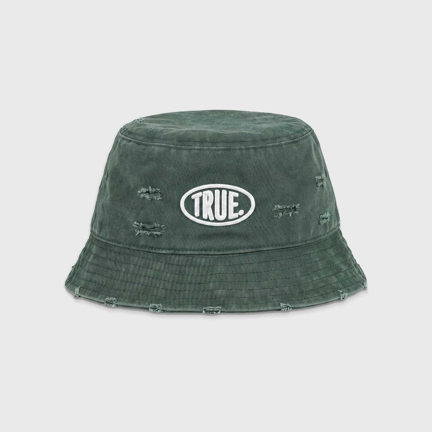 True Uniform Bucket Hat - Washed Green