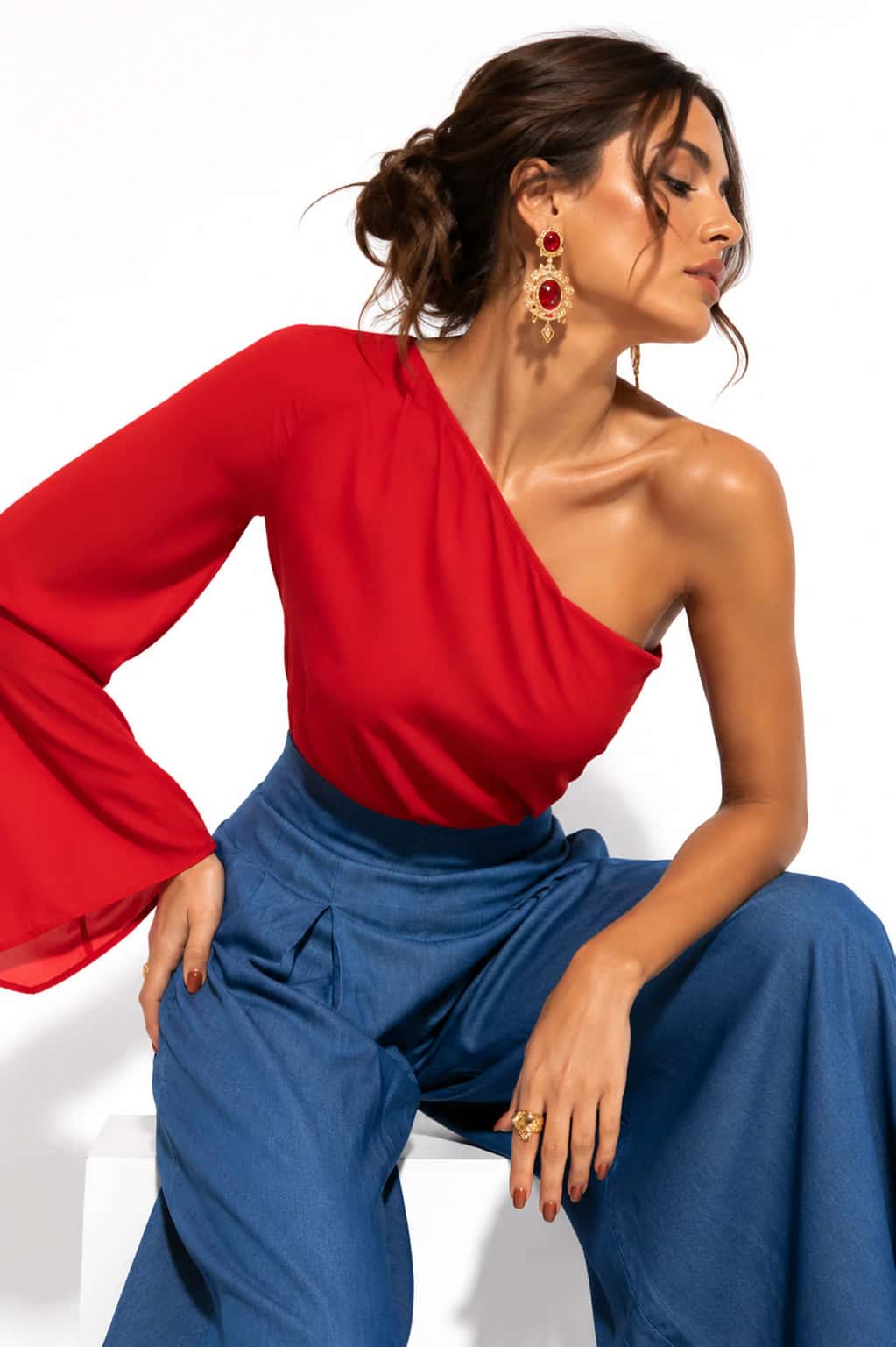 Blusa Tamara Rojo - miniatura 2