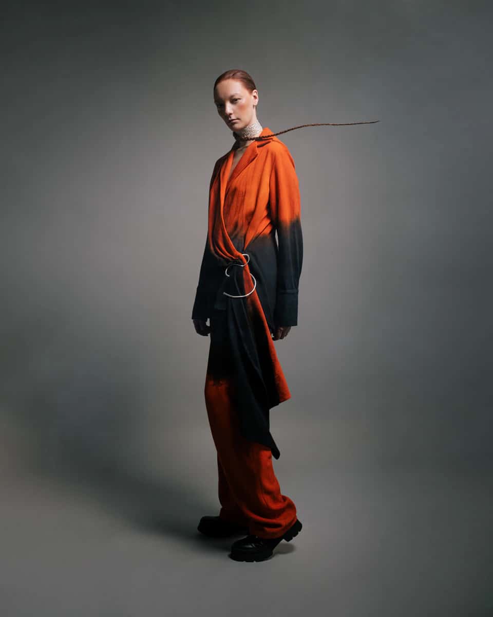ASYMMETRICAL GRADIENT SHIRT - miniatura 4