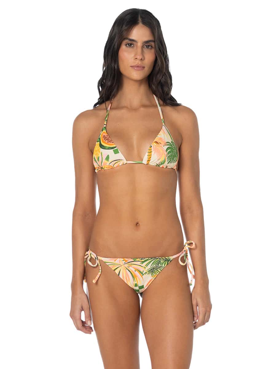 Maaji Bloom Mosaic Balmy Sliding Triangle Bikini Top