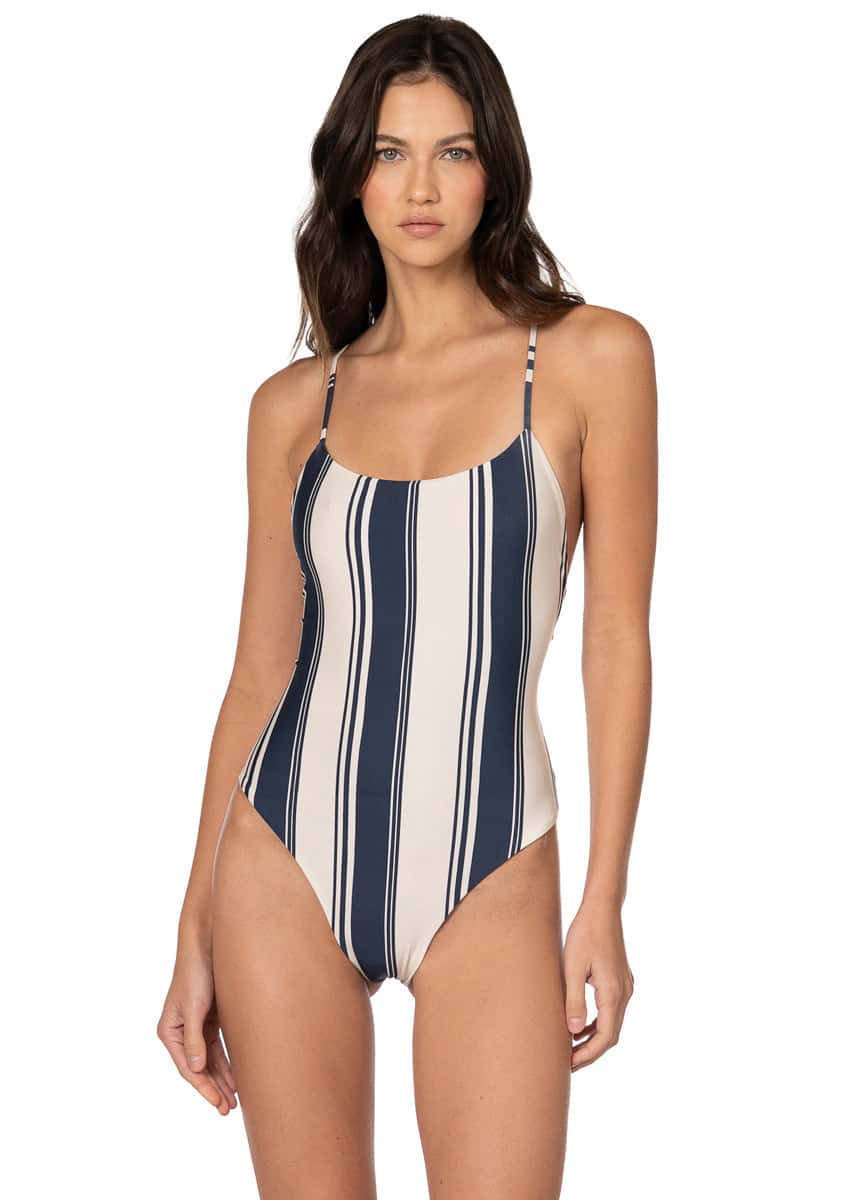 Maaji Boho Stripes Luster Cheeky Cut Classic One Piece