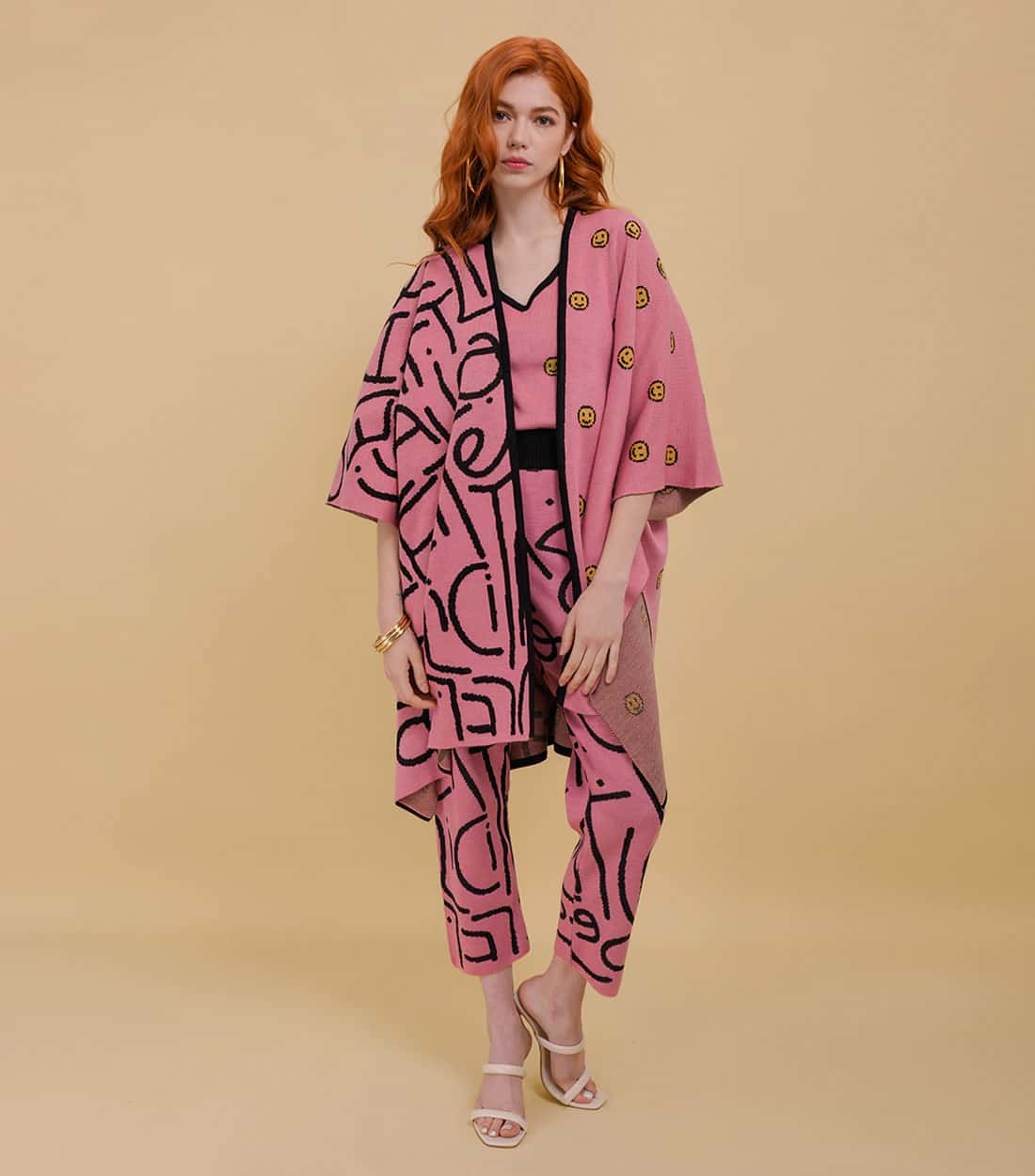 Poncho Alegria Rosa