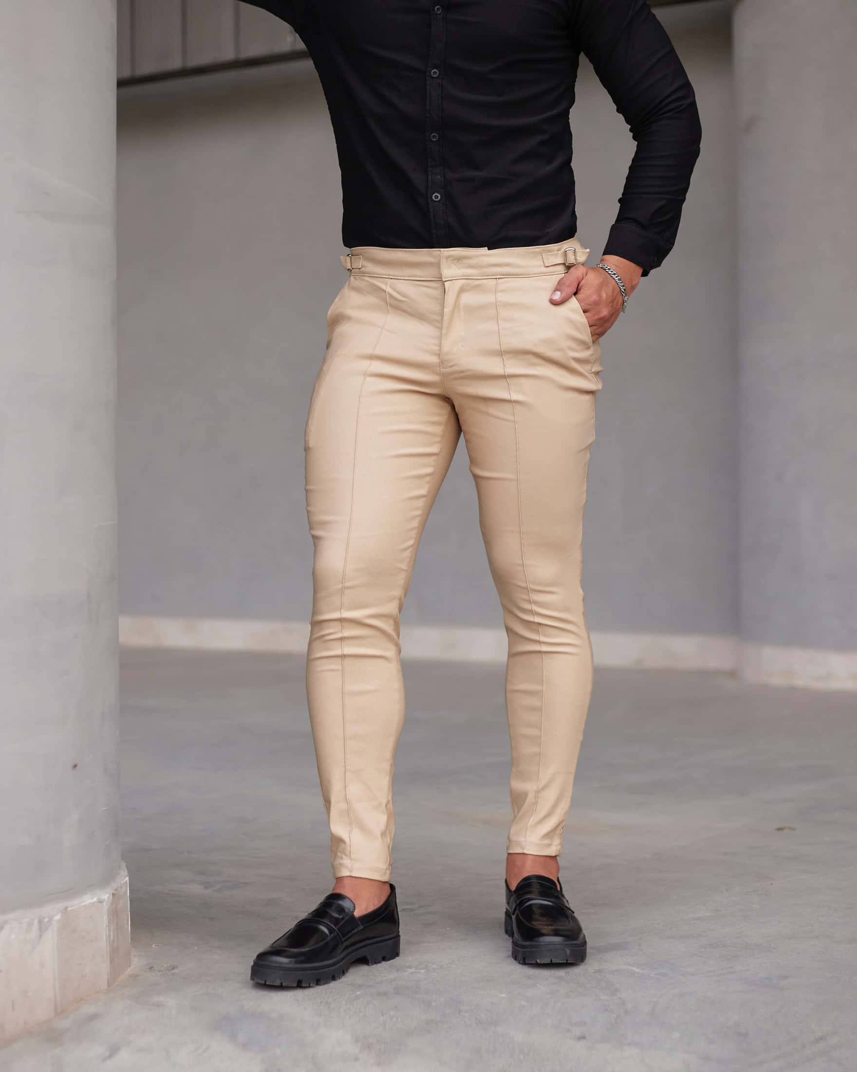 Pantalón British Beige