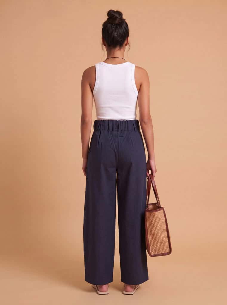 PANTALÓN CANVAS AZUL NAVY - miniatura 3