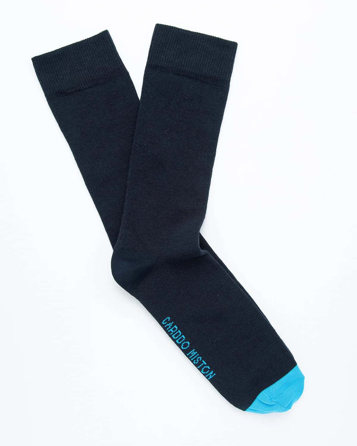 Medias Algodón Unicolor Azul Oscuro