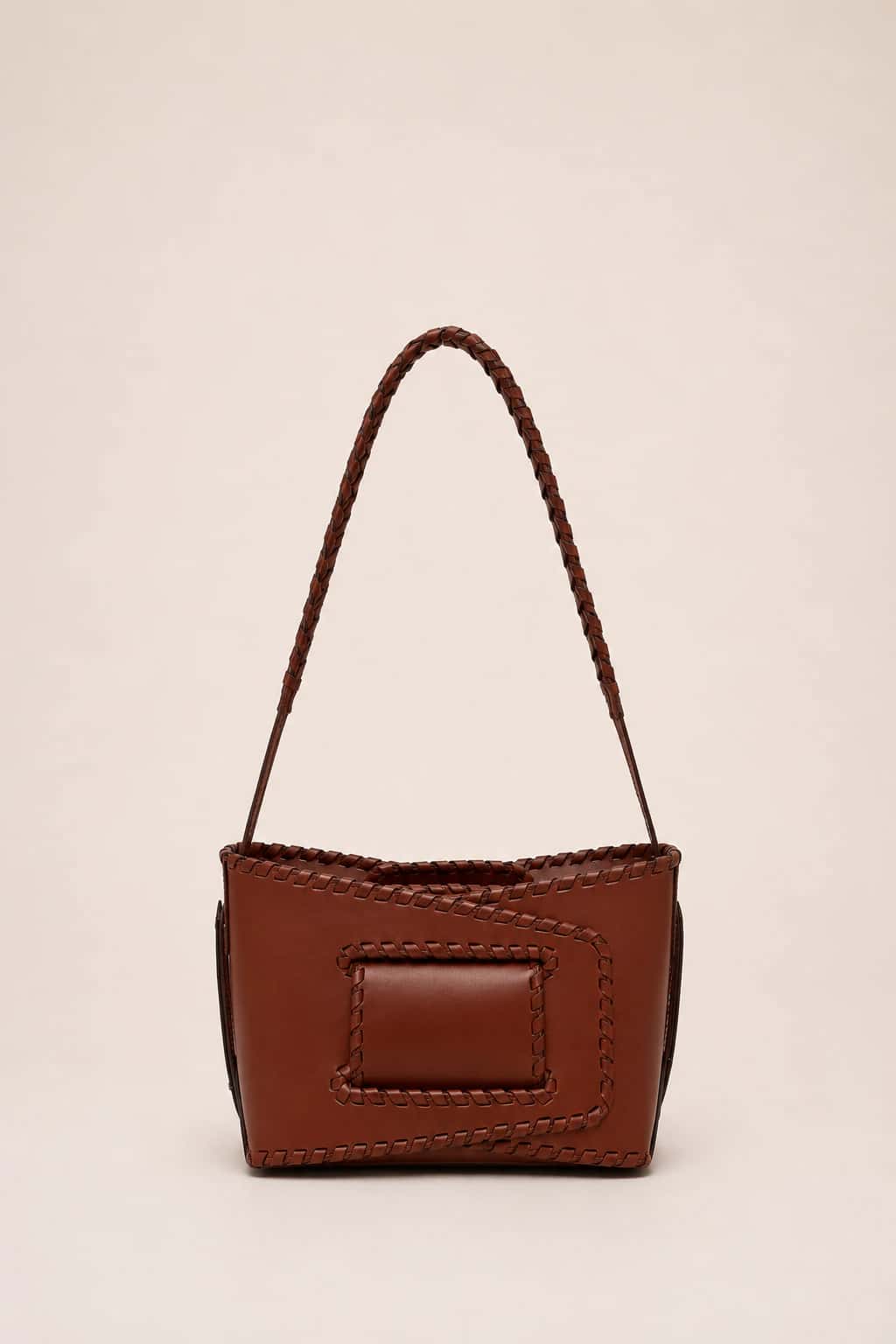 Omamori Bag, Braided - Brown