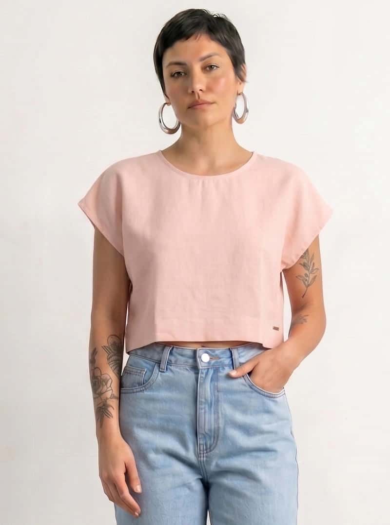 CROP CUBO ROSA