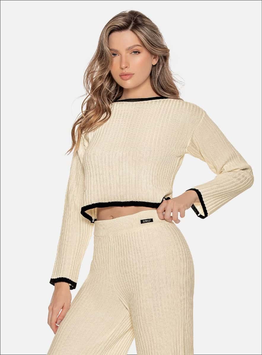 BLUSA CASUAL PUNTO TEJIDO - PRECIO ESPECIAL