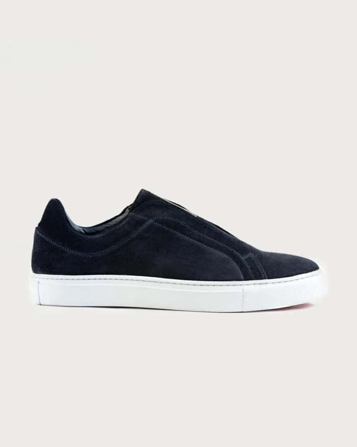 Sneaker Gino Azul Gamuza