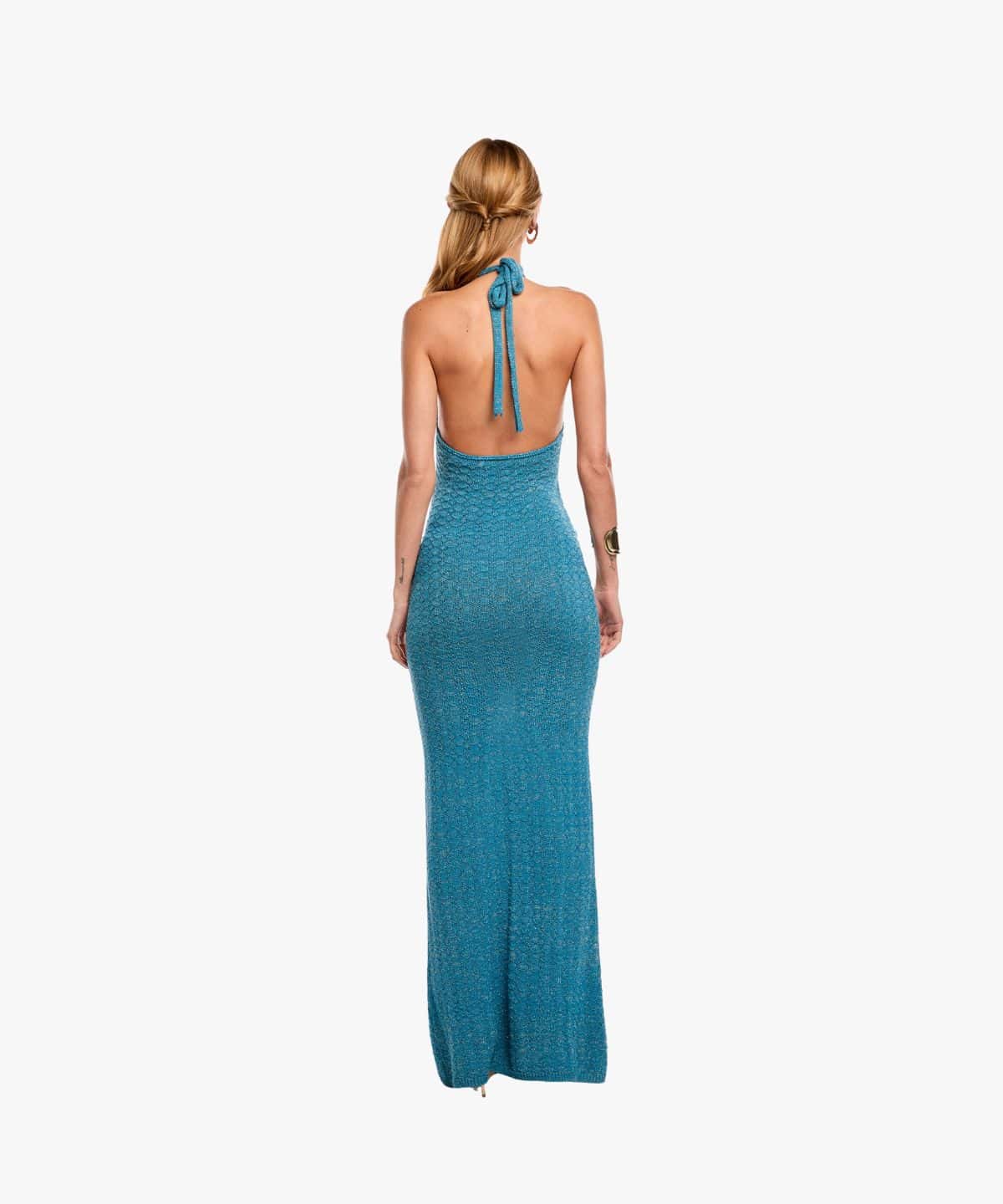 Ceci Teal Dress - miniatura 4
