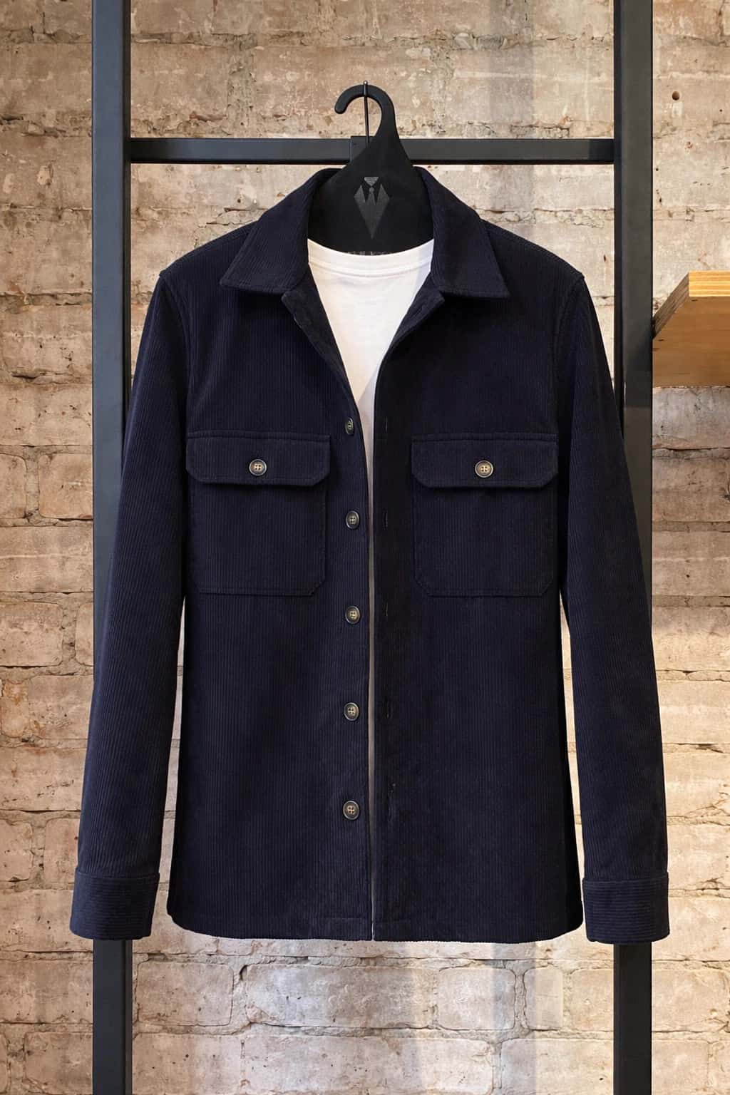 Chaqueta Para Hombre en Corduroy Negro