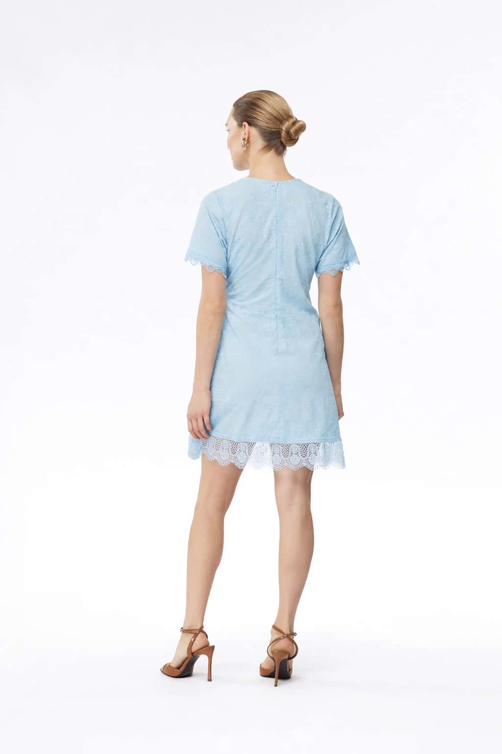 ISOLDE MINI DRESS BLUE - miniatura 3