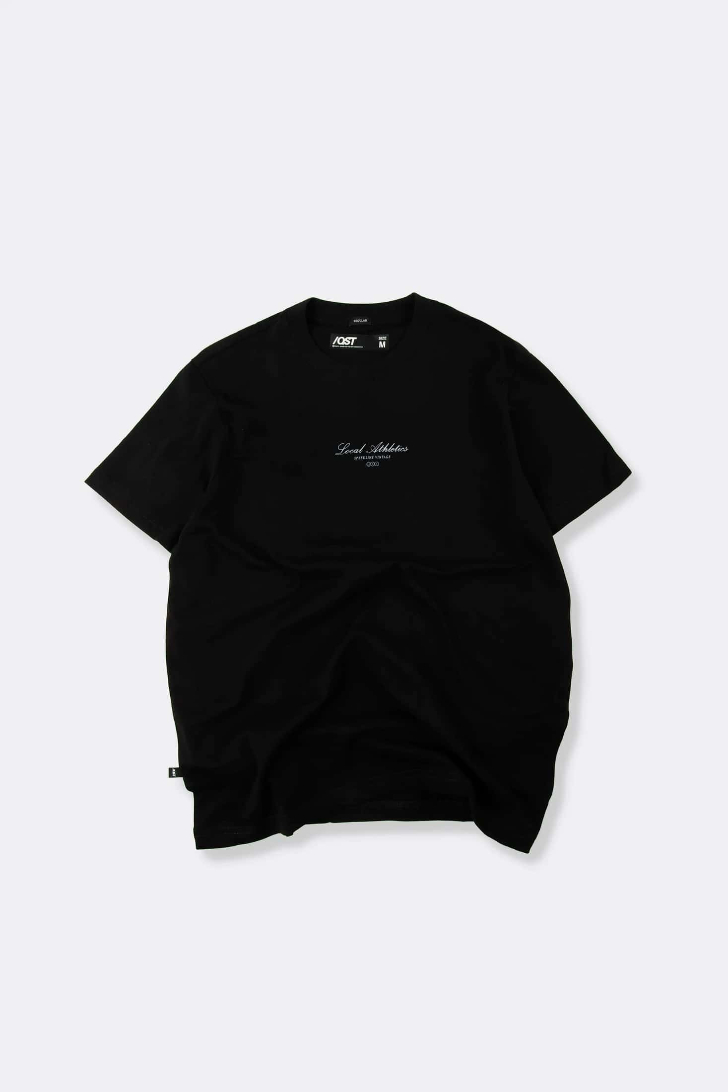 CAMISETA MANGA CORTA COLOR NEGRO