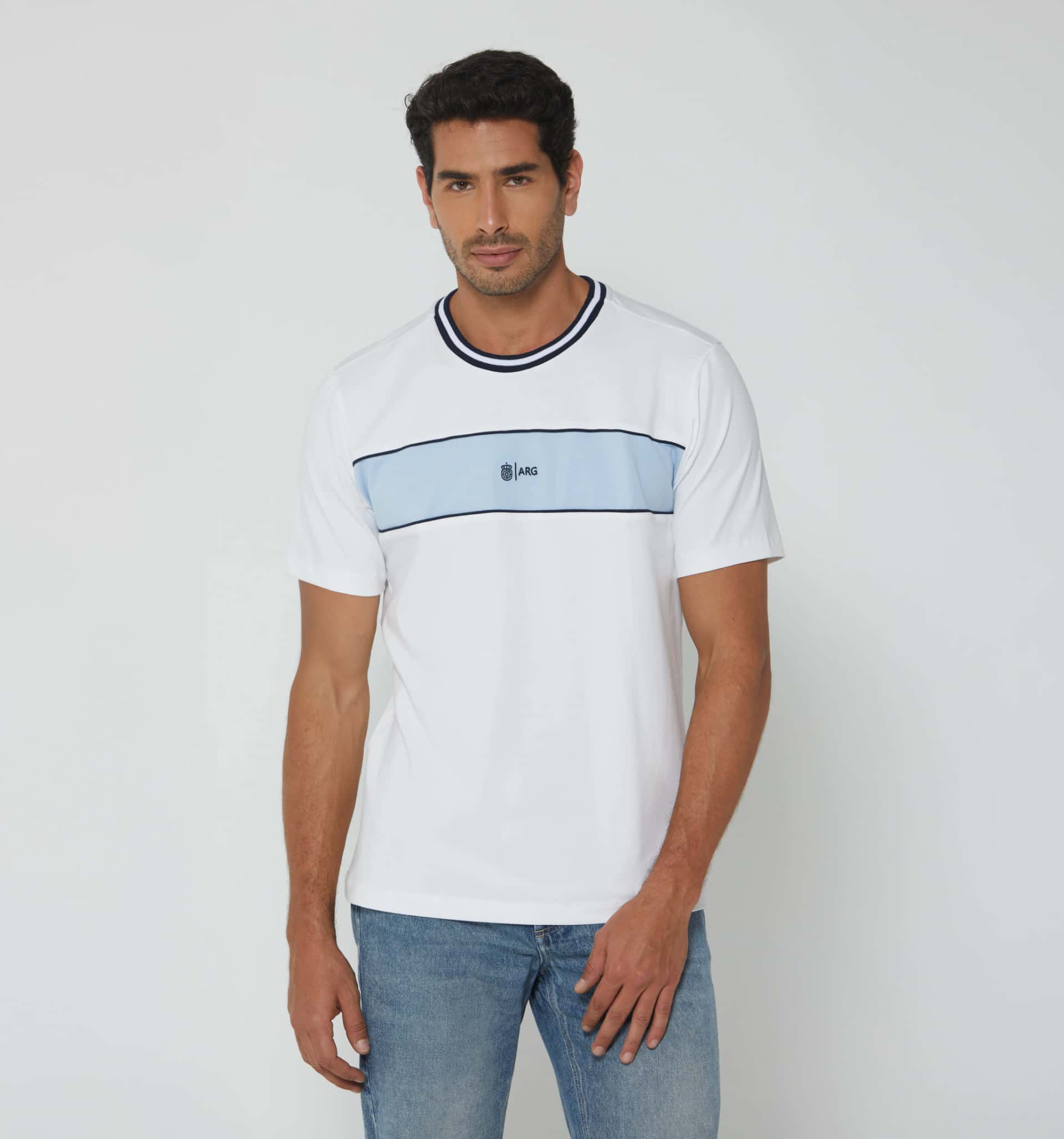 Camiseta para hombre mundial argentina