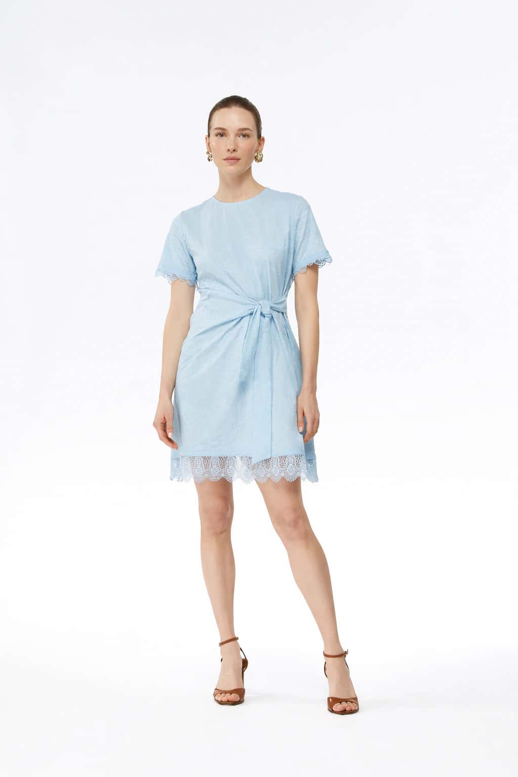 ISOLDE MINI DRESS BLUE - miniatura 2