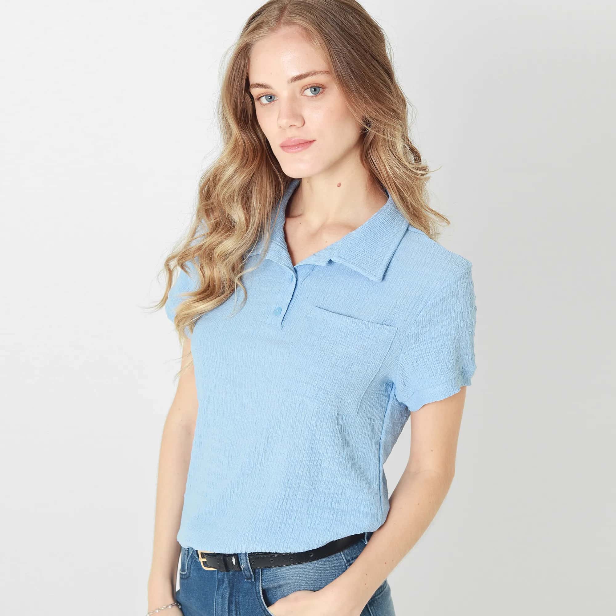 Camiseta Cuello Sport Manga Corta