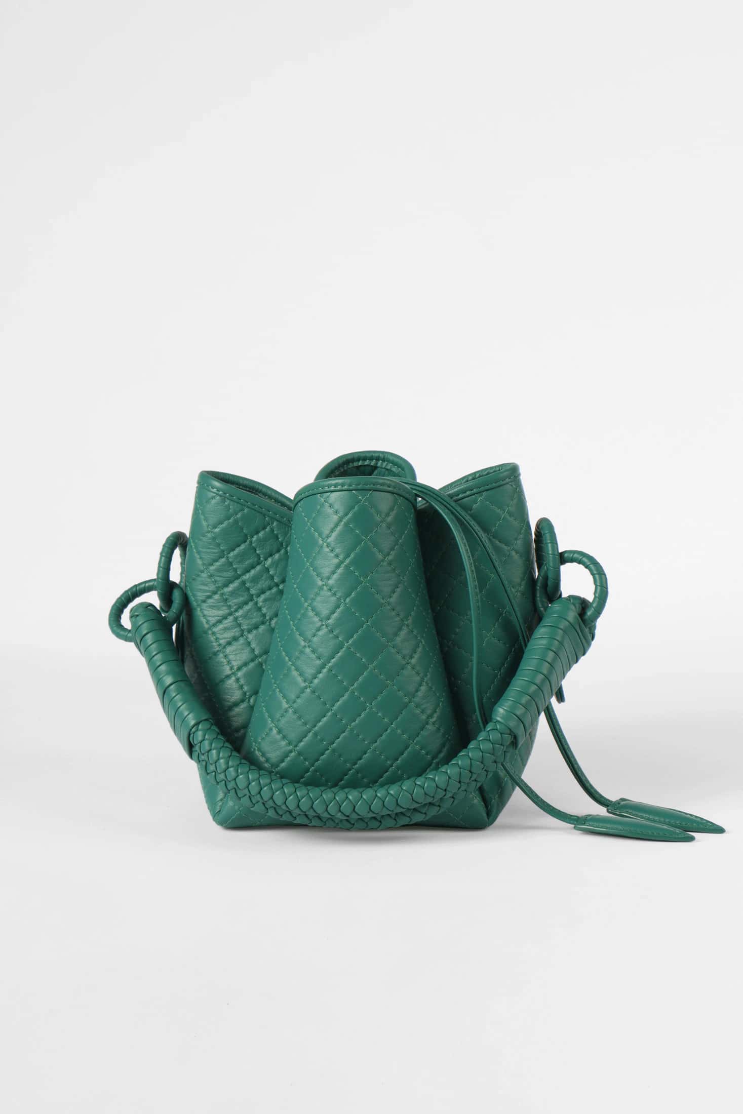 Tulip Mini Bucket Bag, Avocado
