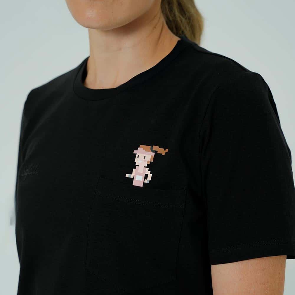 CAMISETA  LIFESTYLE EVO NERO PARA MUJER - miniatura 3