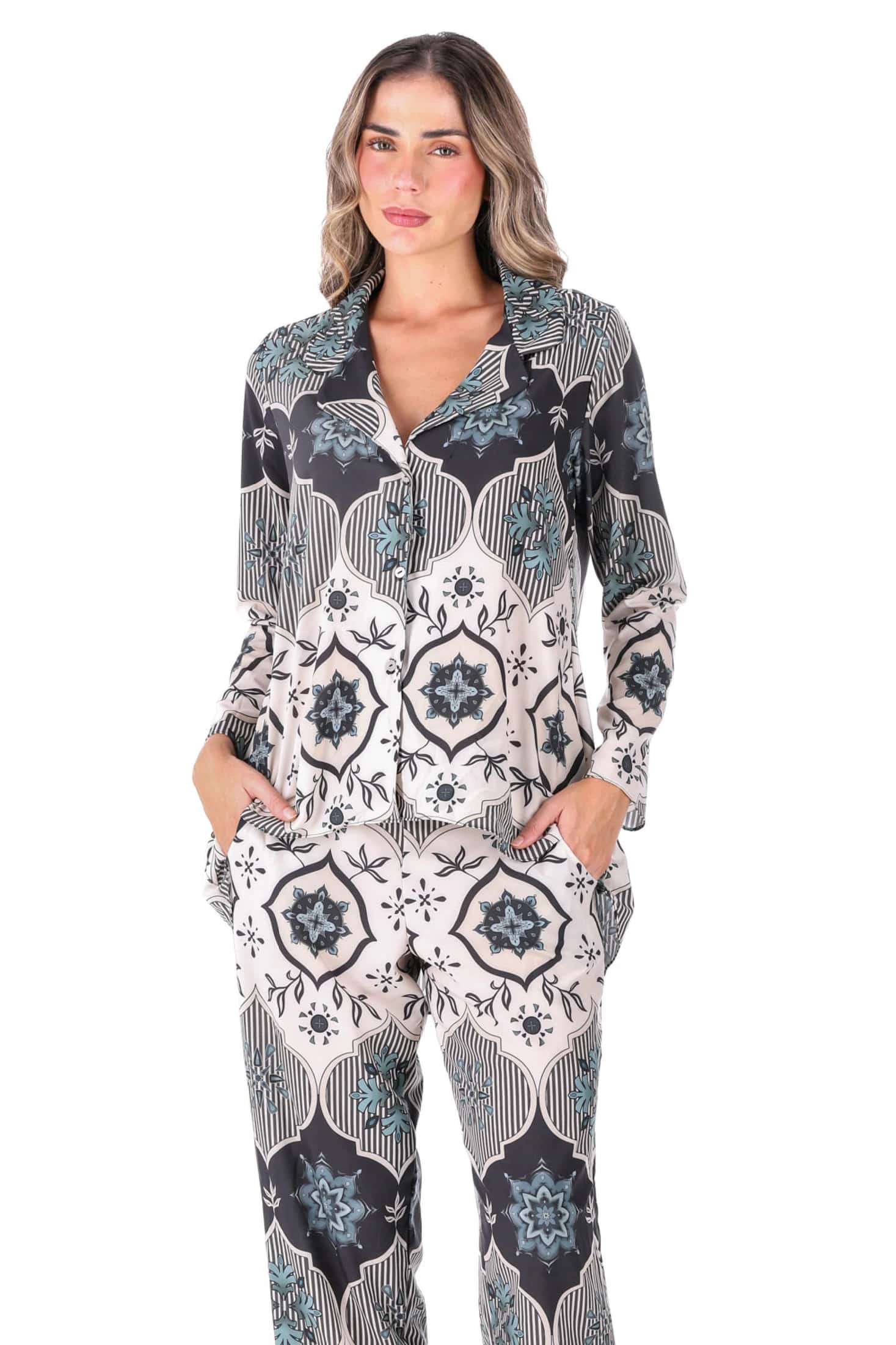 PIJAMA PANTALON ELLIPSE ESTAMPADO