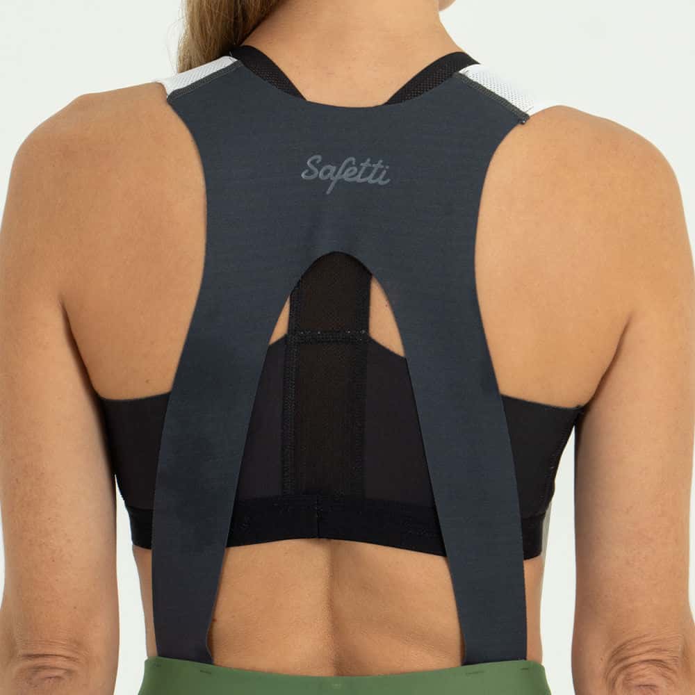 PANTALONETA CICLISMO CON CARGADERAS GIRONA OLIVA PARA MUJER - miniatura 3