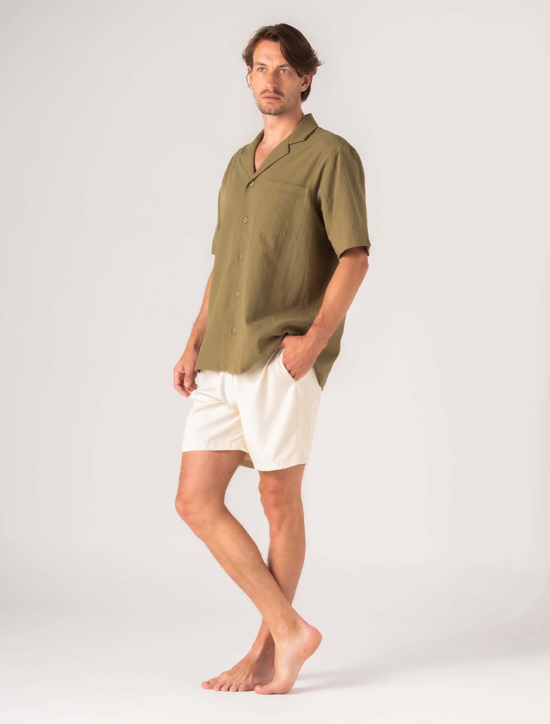 Portofino Olive Green - Camisa - miniatura 3