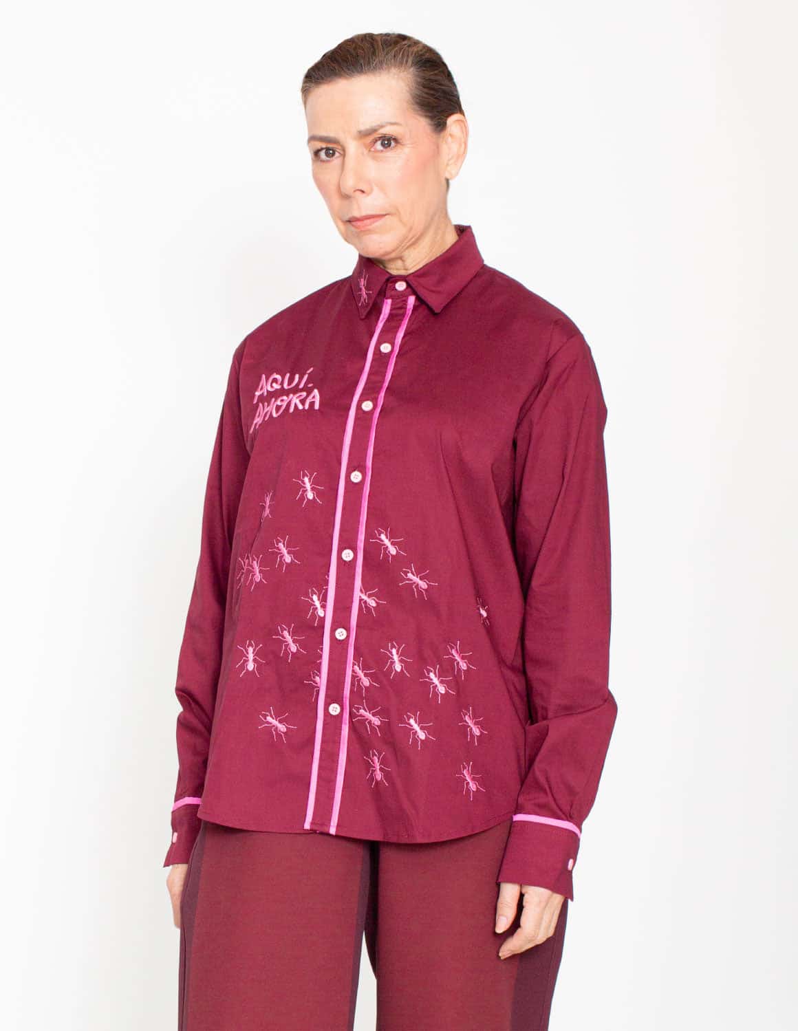 Camisa Manga Larga Unisex / Aquí. Ahora.
