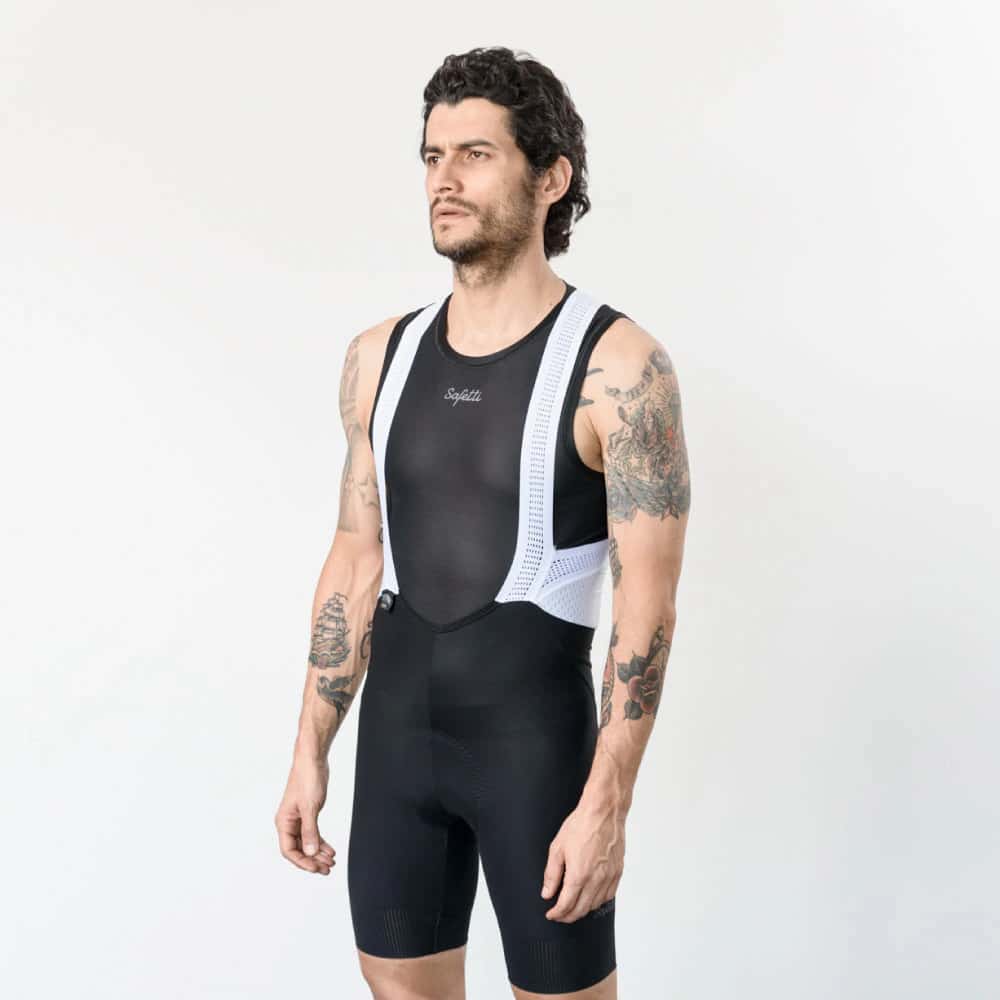 CAMISA INTERIOR CICLISMO MANGA SISA NERO PARA HOMBRE - miniatura 4