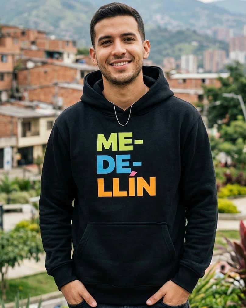 Buzo Medellín Negro-Colores