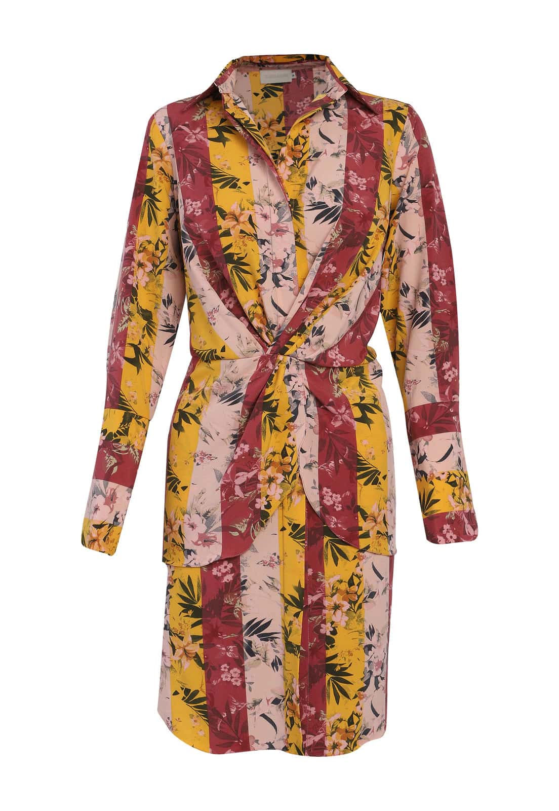 VESTIDO NUDO RAYAS