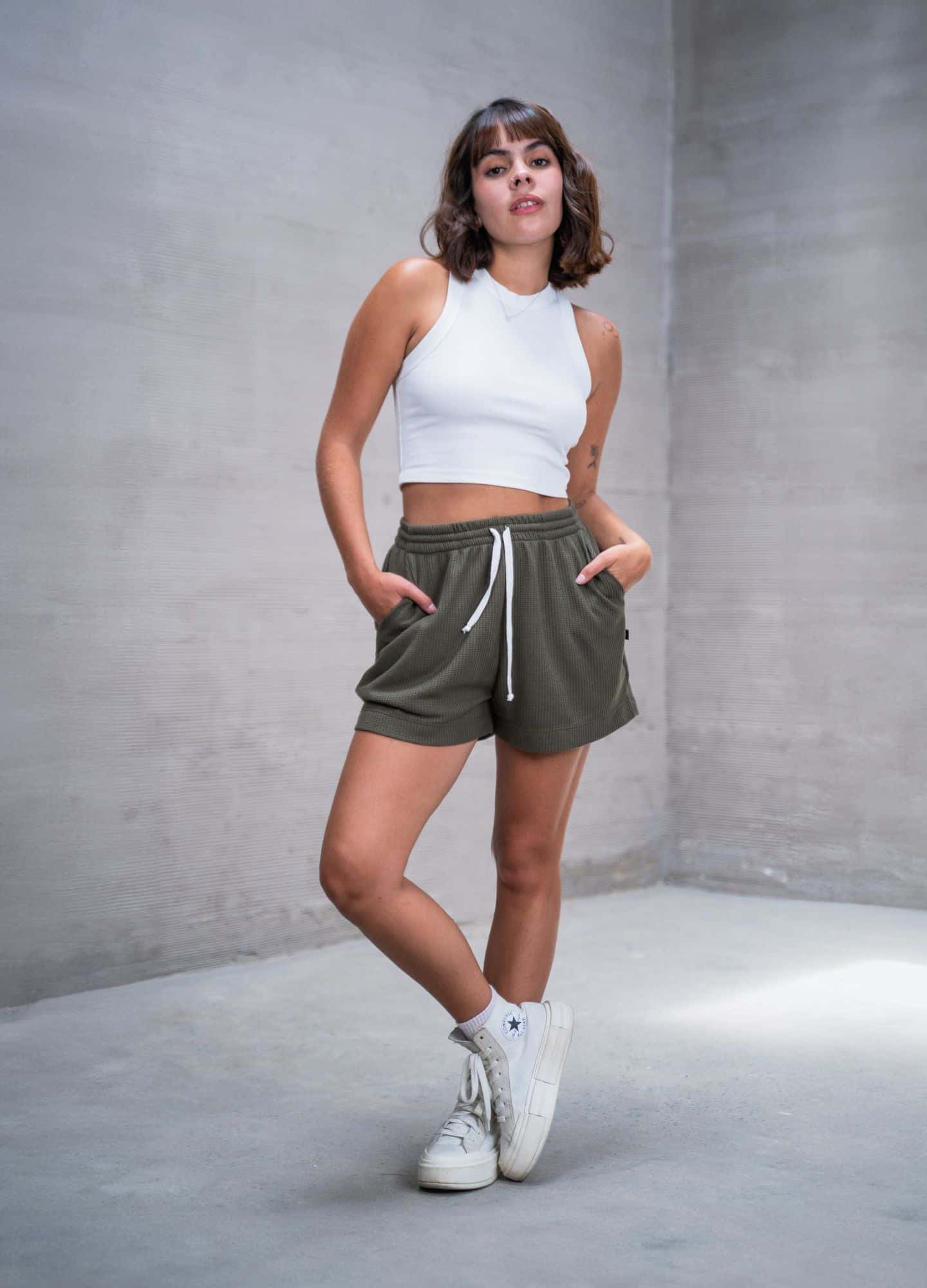Short Grid - Verde