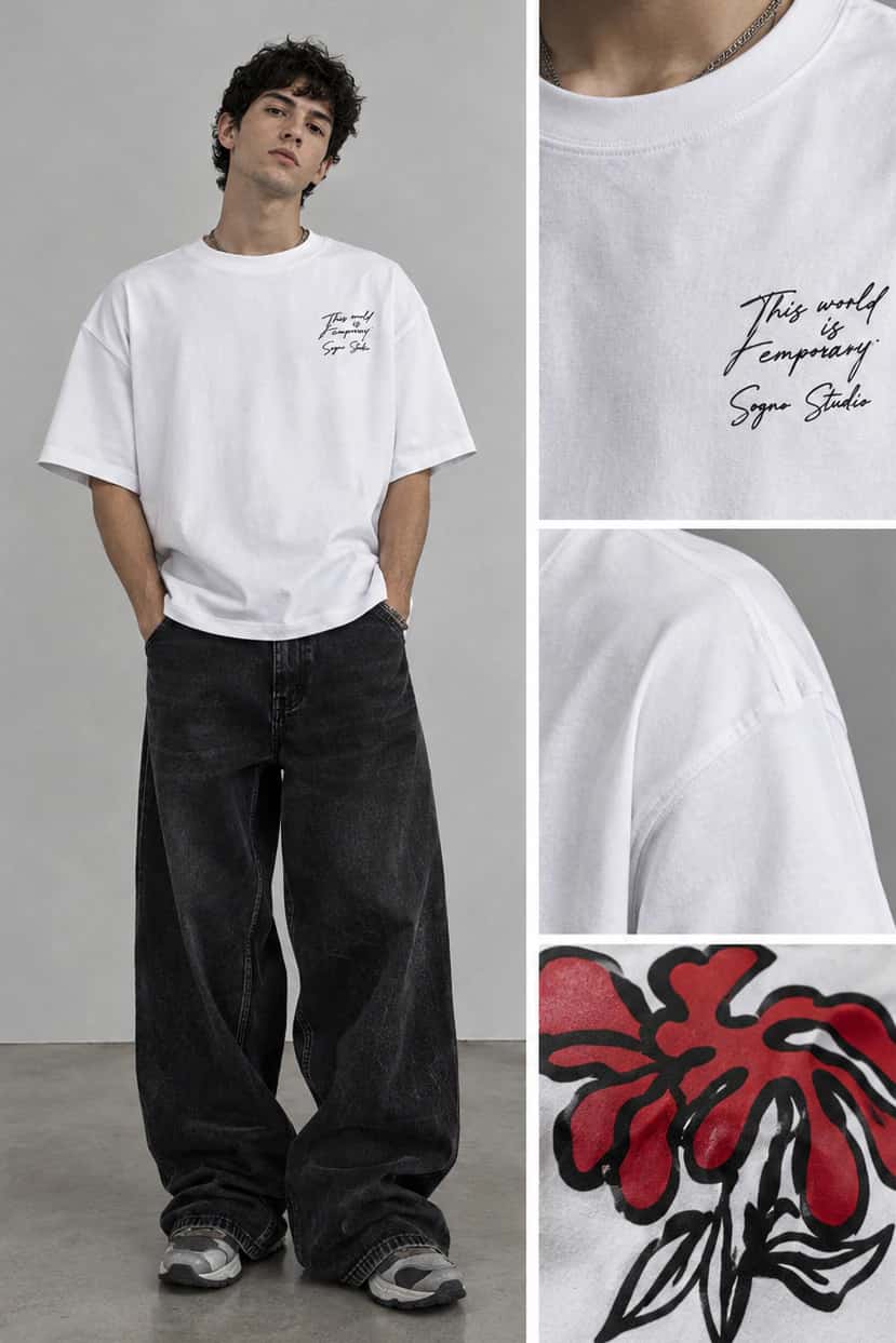 Camiseta Flower Studio-Blanca - miniatura 5