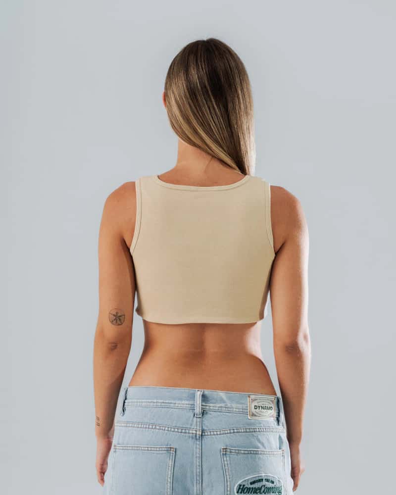 Crop Top Basic Arena - miniatura 2