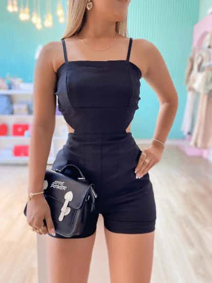 Enterizo Alexa (Negro)