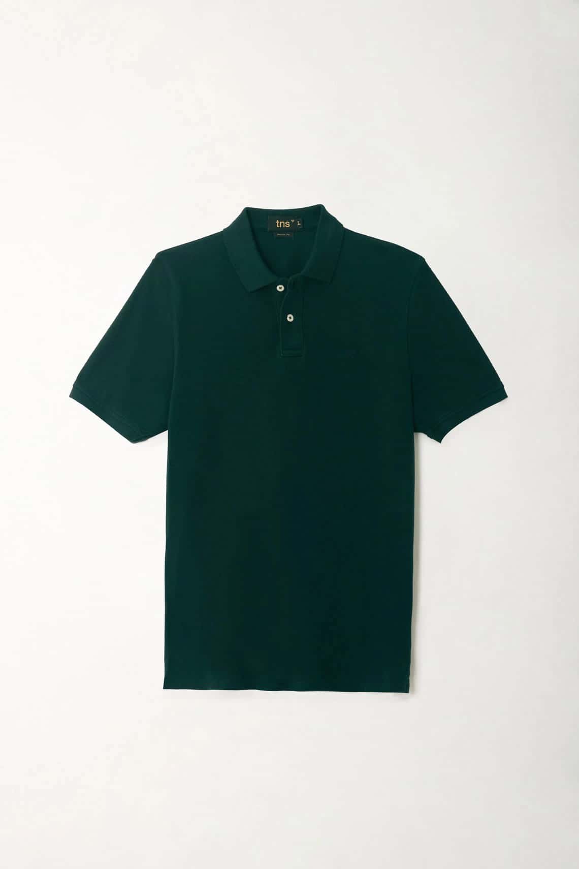 Polo verde 100% Algodón para hombre