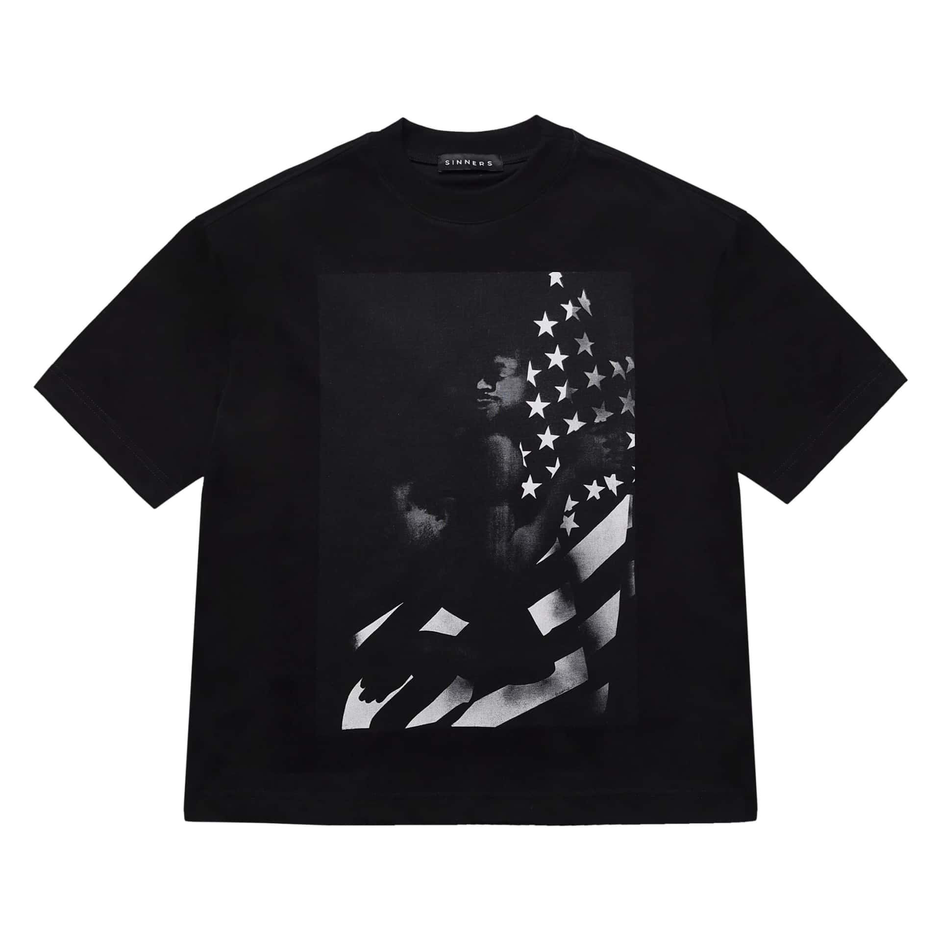 I <3 AMERICA BLACK T-SHIRT - miniatura 1